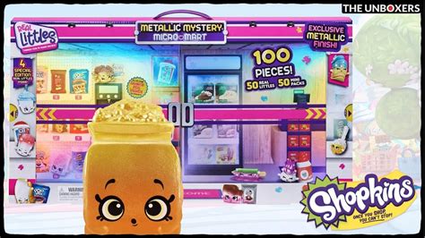 shopkins 24 mystery box edition metallic|shopkins metallic micro mart.